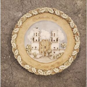 Christmas 1987 San Xavier del Bac‎ Collector Plate Hand Painted Leston